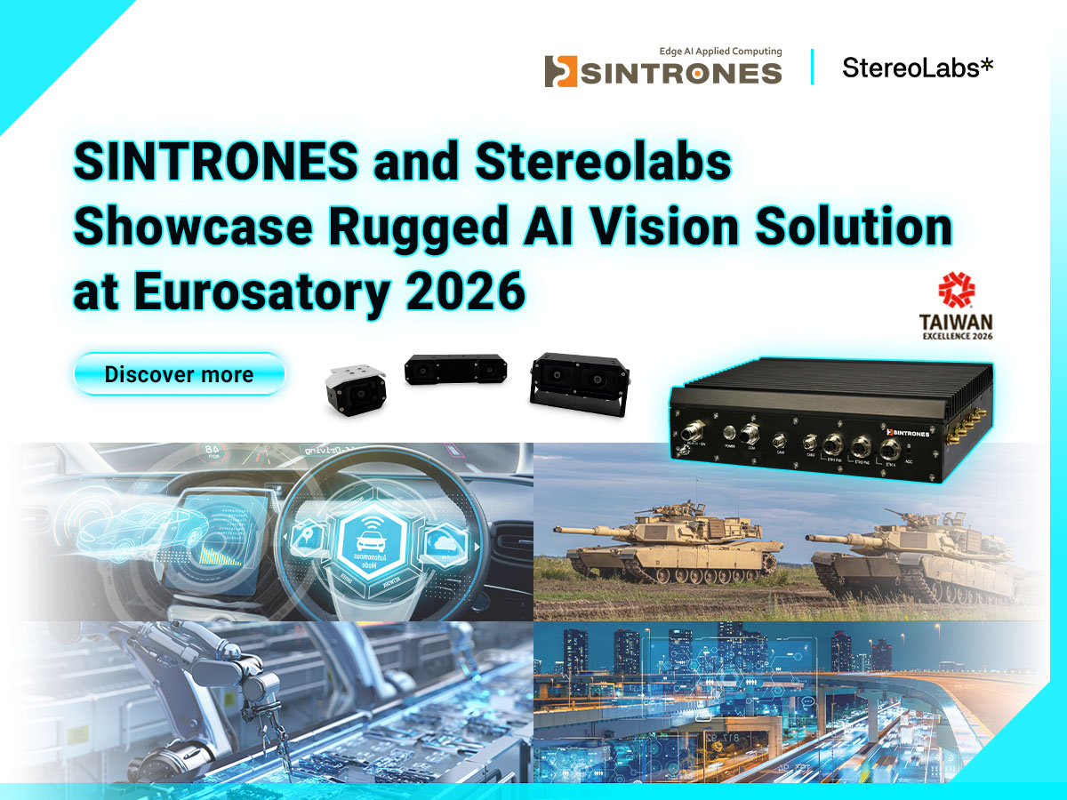 SINTRONES and Stereolabs Showcase Rugged AI Vision Solution at Eurosatory 2026